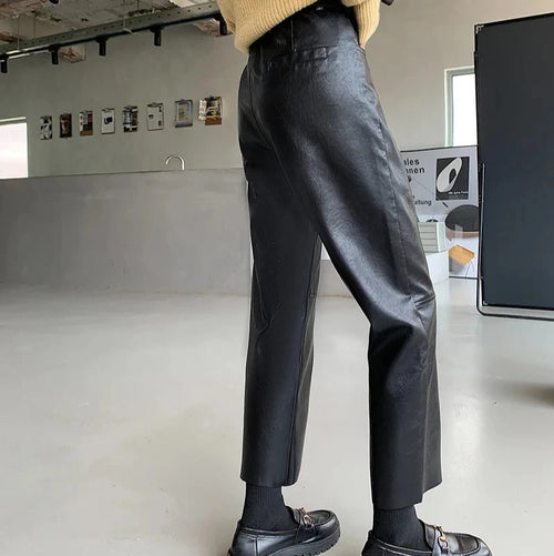 Elegant Leather Pants