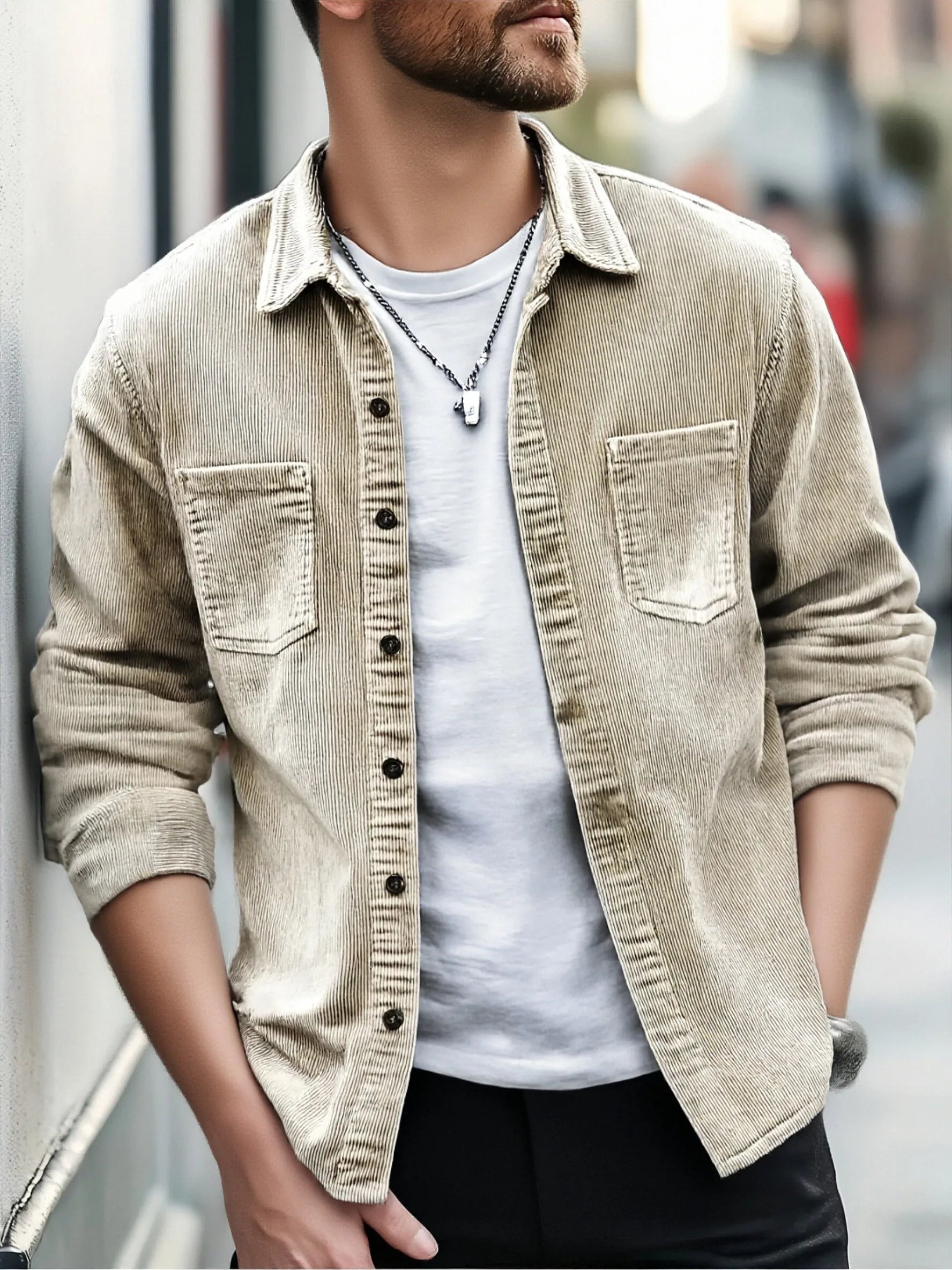 Logan Corduroy Button Shirt