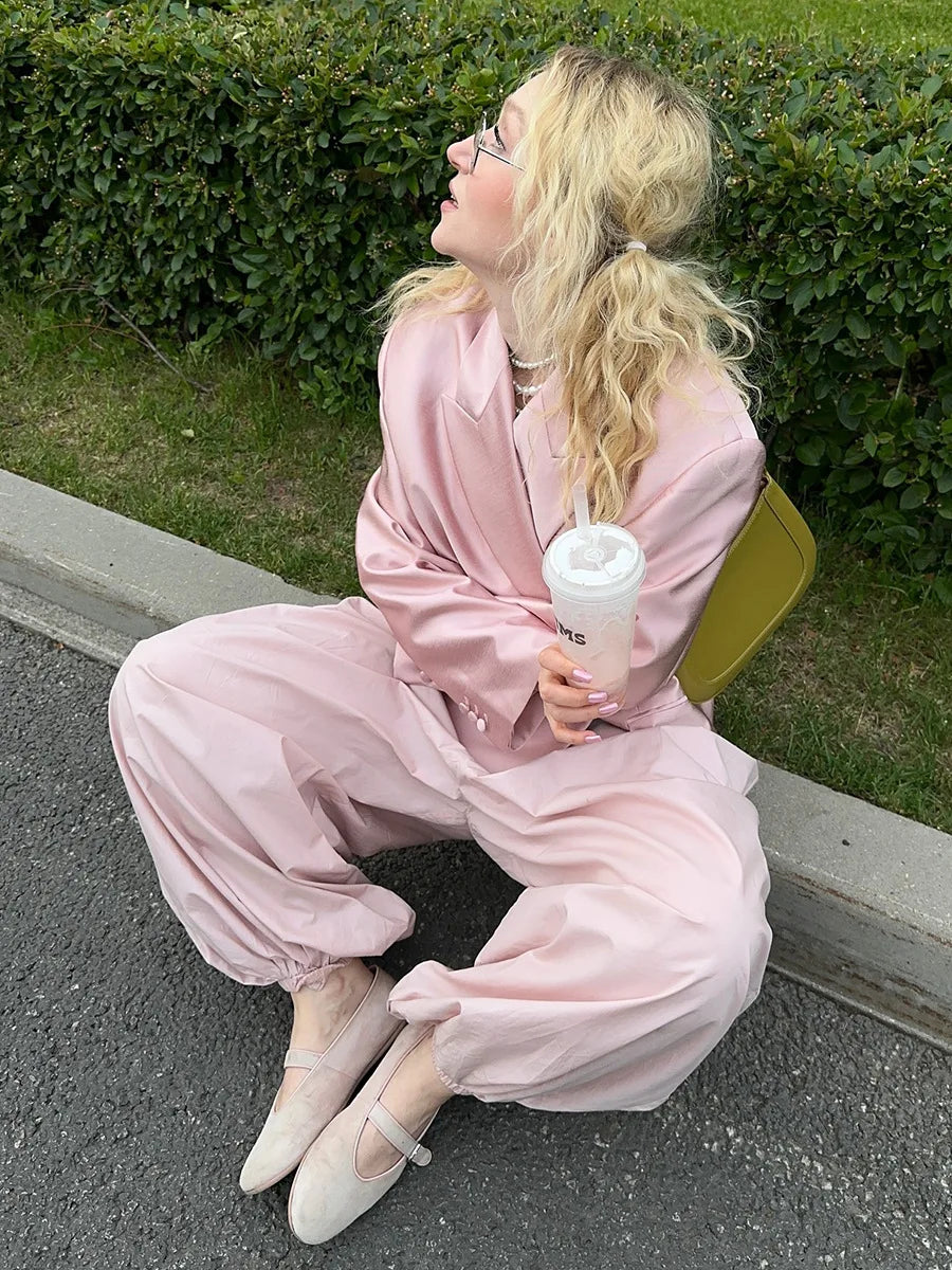 Cotton Wide Leg Pants