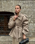 Women’s Lace-Up Short Windbreaker