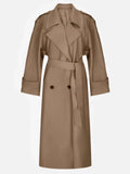 Sophia Double Breasted Long Trench Coat